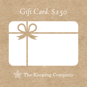 The Keeping Company Gift Cards