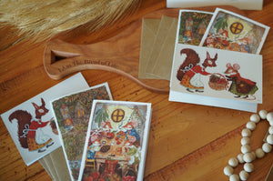 Autumnal Greeting Cards - (With Envelopes)