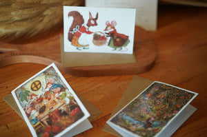 Autumnal Greeting Cards - (With Envelopes)